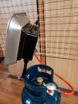 Обігрівач газовий Skiva, 4600 Вт, з редуктором та шлангом, термопара