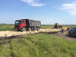 Отсыпка и выравнивание дорог по Николаевской области