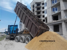 Песок строительный Николаев от 25 тонн