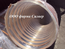 Гофрорукав ПУ армированный д. 300мм для стружки ЧПУ Гофрорукав ПУ армированный д. 300мм для стружки ЧПУ